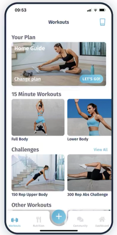 Top 6 Fitness and Wellness Apps For Home Use 5 Tone & Sculpt app